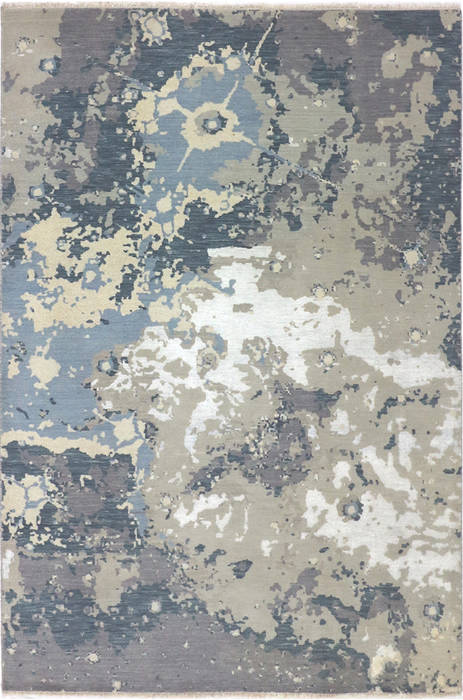 Modern Multicolor Hand Knotted 60 X 92 Area Rug 904-136305 Image 0