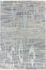 Modern Grey Hand Knotted 60 X 91  Area Rug 904-136306 Thumb 0