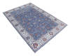 Modern Blue Hand Knotted 60 X 810  Area Rug 904-136311 Thumb 1