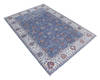 Modern Blue Hand Knotted 60 X 810 Area Rug 904-136311 Thumb 1