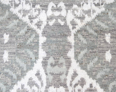Modern Grey Hand Knotted 60 X 90 Area Rug 904-136318 Image 4