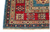 Kazak Blue Square Hand Knotted 48 X 411 Area Rug 700-136333 Thumb 3