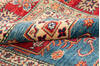 Kazak Blue Square Hand Knotted 48 X 411 Area Rug 700-136333 Thumb 5