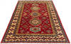 Kazak Red Hand Knotted 411 X 66  Area Rug 700-136334 Thumb 1