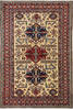 Kazak Beige Hand Knotted 49 X 611  Area Rug 700-136337 Thumb 0