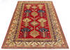 Kazak Red Hand Knotted 411 X 63  Area Rug 700-136338 Thumb 1