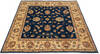 Chobi Blue Square Hand Knotted 411 X 411  Area Rug 700-136344 Thumb 1