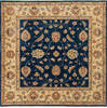 Chobi Blue Square Hand Knotted 411 X 411  Area Rug 700-136344 Thumb 0