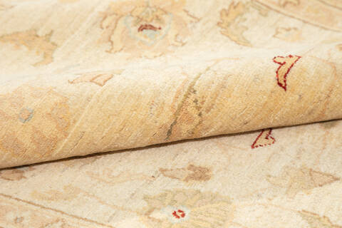 Chobi Beige Hand Knotted 410 X 66 Area Rug 700-136345 Image 4