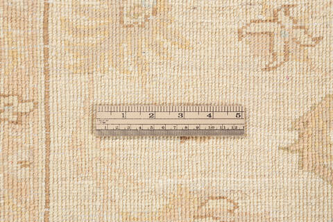 Chobi Beige Hand Knotted 410 X 66 Area Rug 700-136345 Image 5