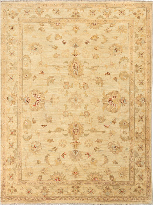 Chobi Beige Hand Knotted 410 X 66 Area Rug 700-136345 Image 0