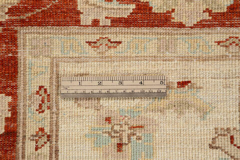 Chobi Beige Hand Knotted 410 X 62 Area Rug 700-136346 Image 5