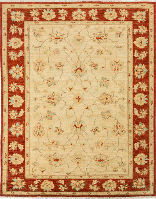 Chobi Beige Hand Knotted 410 X 62 Area Rug 700-136346 Image 0