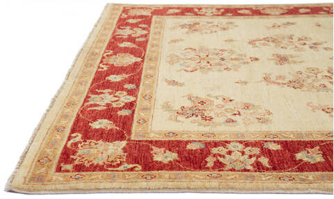 Chobi Beige Hand Knotted 50 X 67 Area Rug 700-136347 Image 4