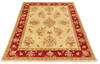 Chobi Beige Hand Knotted 50 X 67  Area Rug 700-136347 Thumb 1