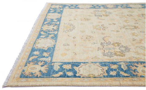 Chobi Beige Hand Knotted 411 X 67 Area Rug 700-136352 Image 5