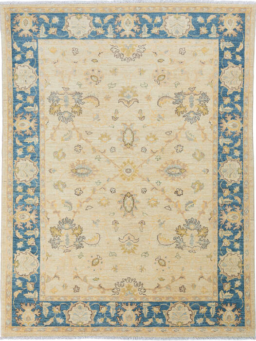 Chobi Beige Hand Knotted 411 X 67 Area Rug 700-136352 Image 0