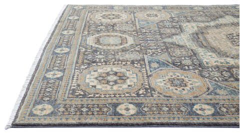 Chobi Grey Hand Knotted 50 X 68 Area Rug 700-136358 Image 5