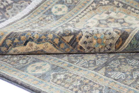 Chobi Grey Hand Knotted 50 X 68 Area Rug 700-136358 Image 6