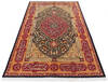 Pak-Persian Black Hand Knotted 47 X 73 Area Rug 700-136369 Thumb 1