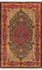 Pak-Persian Black Hand Knotted 47 X 73  Area Rug 700-136369 Thumb 0