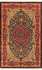 Pak-Persian Black Hand Knotted 47 X 73 Area Rug 700-136369 Thumb 0