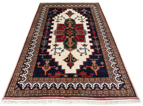 Pak-Persian White Hand Knotted 50 X 80 Area Rug 700-136377 Image 1