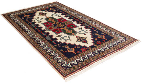 Pak-Persian White Hand Knotted 50 X 80 Area Rug 700-136377 Image 2