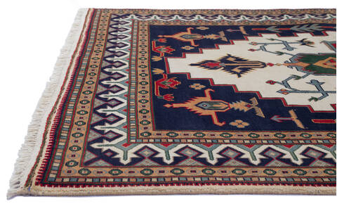 Pak-Persian White Hand Knotted 50 X 80 Area Rug 700-136377 Image 5