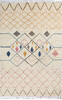 Moroccan White Hand Knotted 55 X 82  Area Rug 700-136379 Thumb 0