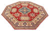 Kazak Red Octagon Hand Knotted 61 X 64  Area Rug 700-136384 Thumb 1