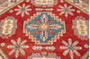 Kazak Red Octagon Hand Knotted 61 X 64  Area Rug 700-136384 Thumb 2