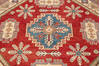 Kazak Red Octagon Hand Knotted 61 X 64 Area Rug 700-136384 Thumb 2