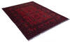 Khan Mohammadi Red Hand Knotted 58 X 77  Area Rug 700-136386 Thumb 3