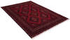 Khan Mohammadi Red Hand Knotted 53 X 78  Area Rug 700-136388 Thumb 3