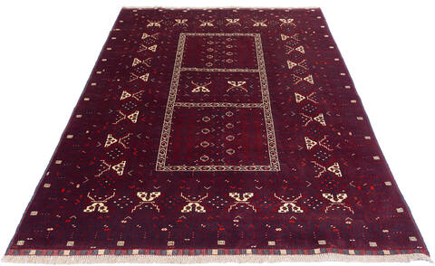 Khan Mohammadi Red Hand Knotted 52 X 711 Area Rug 700-136393 Image 1
