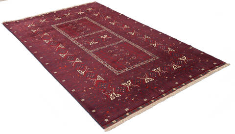 Khan Mohammadi Red Hand Knotted 52 X 711 Area Rug 700-136393 Image 5
