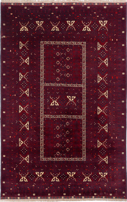 Khan Mohammadi Red Hand Knotted 52 X 711 Area Rug 700-136393 Image 0