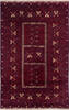 Khan Mohammadi Red Hand Knotted 52 X 711  Area Rug 700-136393 Thumb 0