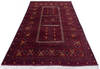 Khan Mohammadi Red Hand Knotted 50 X 83  Area Rug 700-136394 Thumb 1