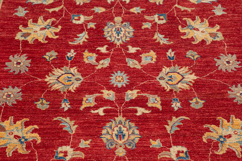Chobi Red Hand Knotted 57 X 81 Area Rug 700-136400 Image 2
