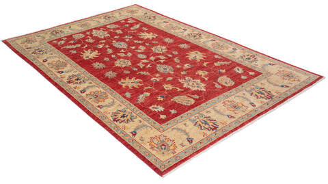 Chobi Red Hand Knotted 57 X 81 Area Rug 700-136400 Image 3