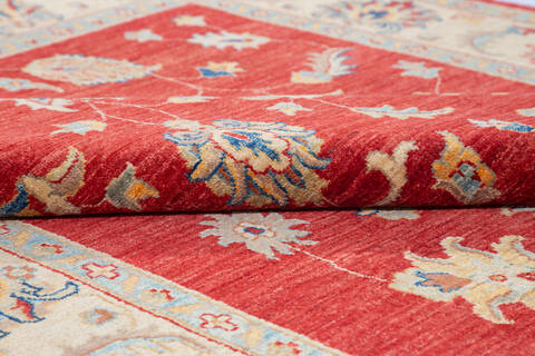 Chobi Red Hand Knotted 57 X 81 Area Rug 700-136400 Image 7