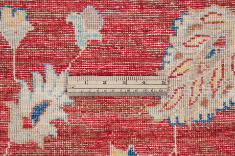 Chobi Red Hand Knotted 57 X 81 Area Rug 700-136400 Image 8