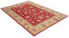 Chobi Red Hand Knotted 57 X 81 Area Rug 700-136400 Thumb 3