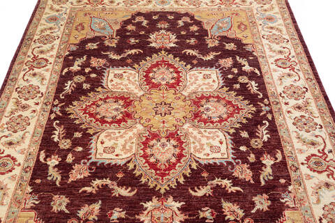Chobi Brown Hand Knotted 57 X 84 Area Rug 700-136401 Image 2