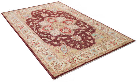 Chobi Brown Hand Knotted 57 X 84 Area Rug 700-136401 Image 5