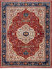 Chobi Red Hand Knotted 92 X 120  Area Rug 700-136407 Thumb 0