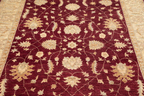 Chobi Red Hand Knotted 55 X 82 Area Rug 700-136408 Image 2