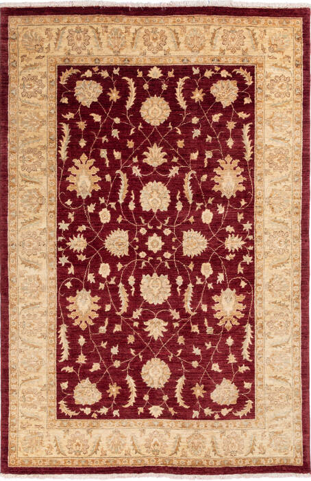 Chobi Red Hand Knotted 55 X 82 Area Rug 700-136408 Image 0